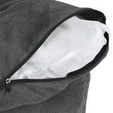 PaWz Pet Car Booster Seat Dog Protector L Grey Large - Top-Down View