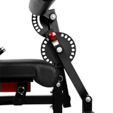 Centra Leg Extension Curl Machine Plate Loaded Home - Top-Down View