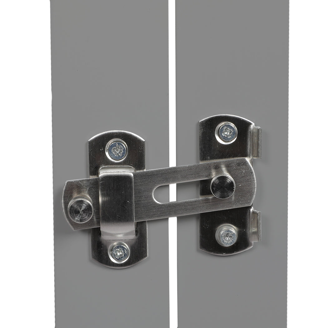 PaWz 6 Panels Pet Dog Playpen Puppy Grey-2006732991824531460