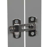 PaWz 6 Panels Pet Dog Playpen Puppy Grey - Top-Down View