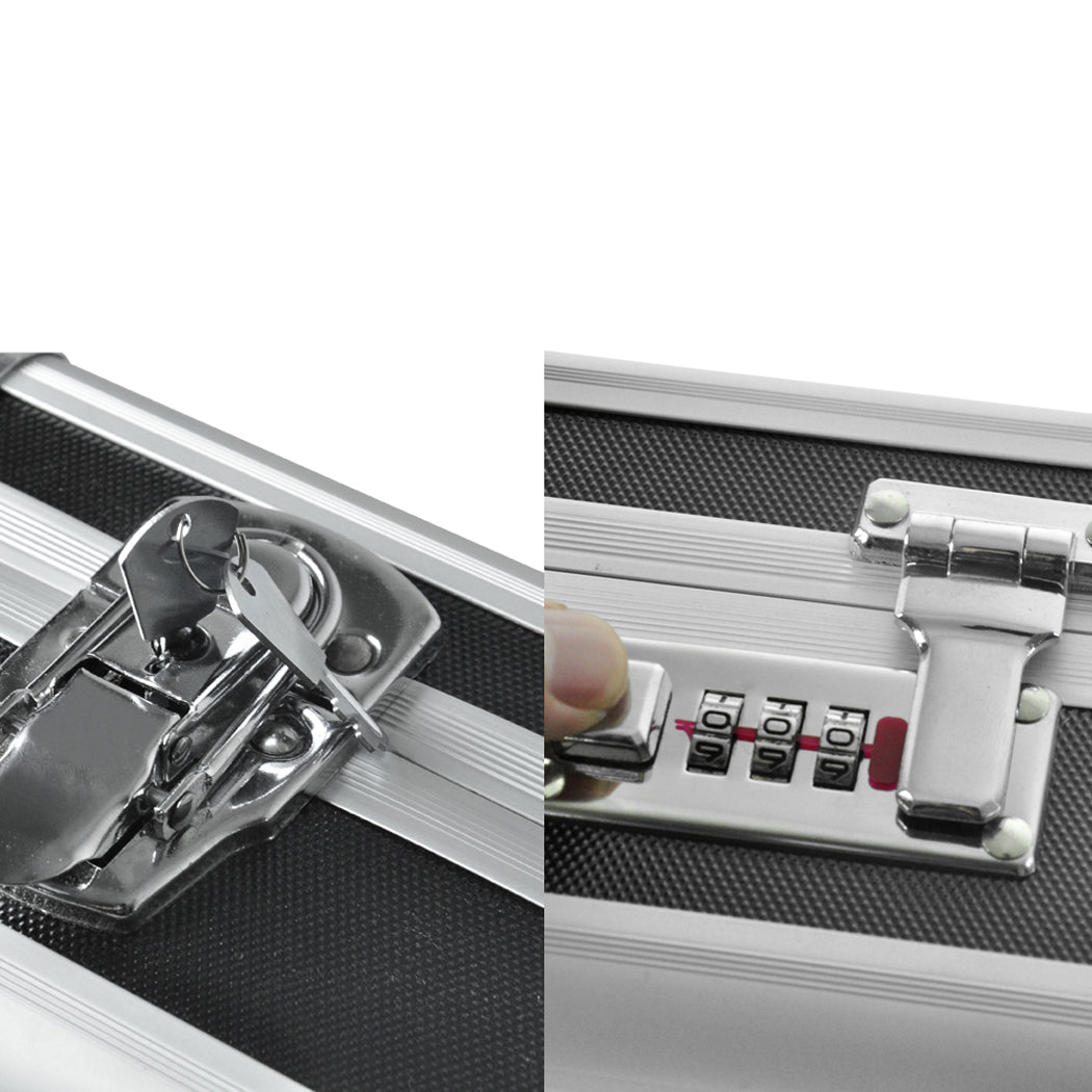 Gun Case Portable Hard Aluminium Double-2018816836564553732