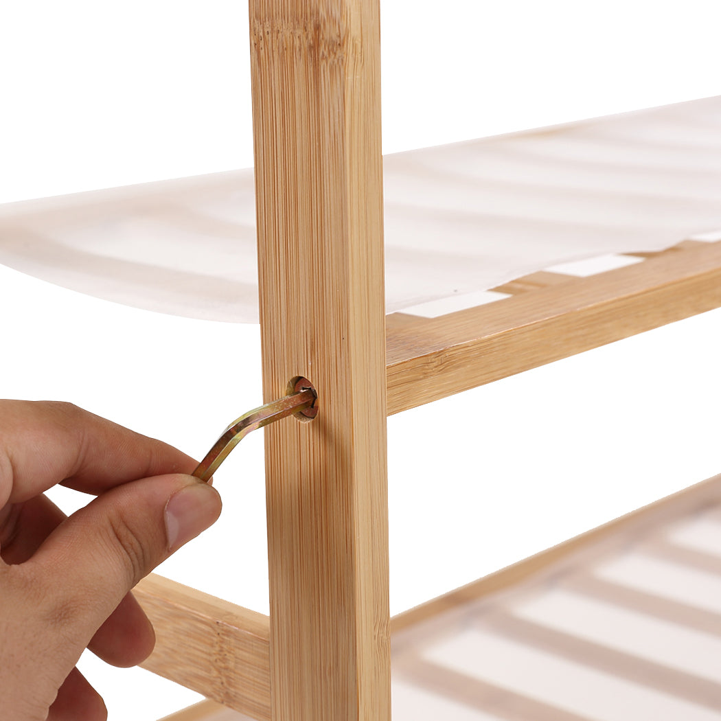 Levede Bamboo Shoe Rack Storage Wooden-2018816700014792708