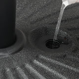 Centra Outdoor Umbrella Base Stand - Top-Down View