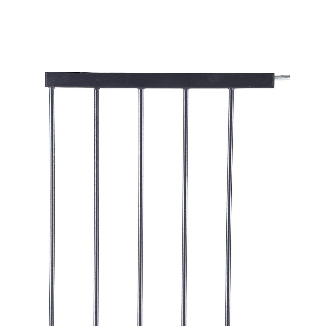 Levede Baby Safety Gate Adjustable Pet Black 45cm Extension-2018816650404564996