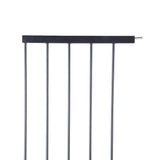 Levede Baby Safety Gate Adjustable Pet Black 45cm Extension - Top-Down View