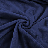 DreamZ 320GSM 220x240cm Ultra Soft Mink Navy Queen-2018816639612620804
