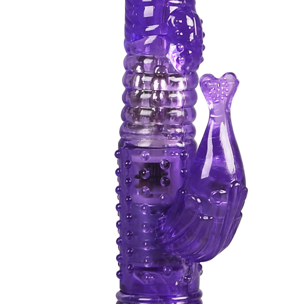 Urway Rabbit Vibrator Multi Speed Rotating Purple-2018816626048241668