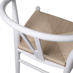 Levede 4x Dining Chairs Wooden Hans White-2006732723045142532