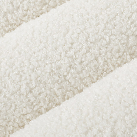 Pawz S Size Orthopedic Dog Bed with Sherpa Plush Removable Cover in White-2018816662094090244