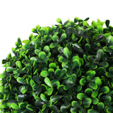 Lambu Artificial Triple Ball Boxwood Trees - Top-Down View