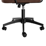 Levede Office Arm Chair Leather Executive Chairs - Top-Down View
