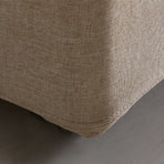Levede Fabric Bed Frame Double Gas Lift Double Beige-2006733222205067268