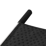 PaWz 6 Steps Dog Ramp Adjustable Height Black - Top-Down View