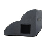 Pawz 2 Steps Pet Stairs Dog Ramp High Density Foam Grey - Top-Down View