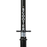 MONVELO Adult Commuter Foldable Scooter Black - Top-Down View