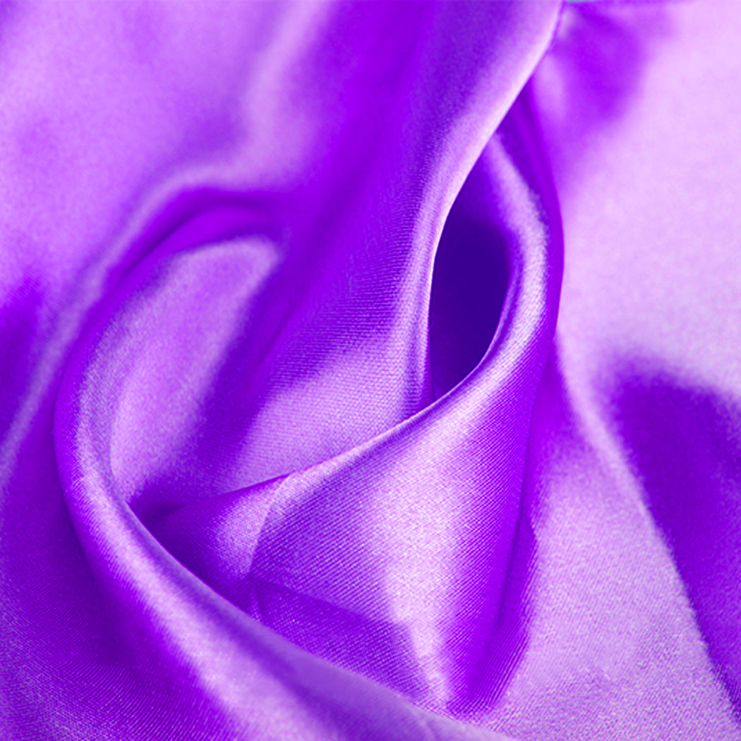 50x Satin Chair Sashes Cloth Cover Wedding Lavender-2018816776787333124