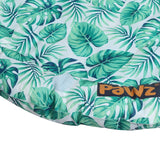 PaWz Pet Cool Gel Mat Cat Bed Dog Bolster M Medium - Top-Down View