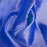 Multicoloured Chair Sashes Fabric Covers Navy - Top-Down View