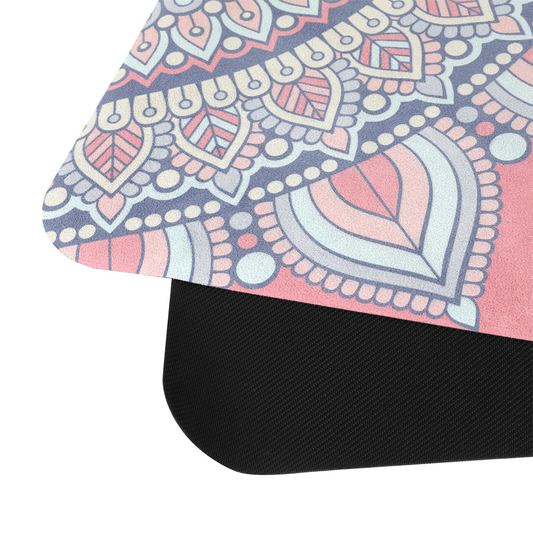 Centra Yoga Mat Foldable Non-Slip Exercise Pink-2006732946731569156