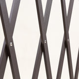 Garden Security Fence Gate Gate Metal Brown-2018816904071876612