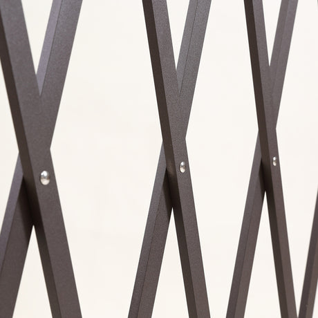 Garden Security Fence Gate Gate Metal Brown-2018816904071876612