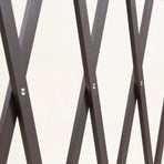 Garden Security Fence Gate Gate Metal Brown-2018816904071876612