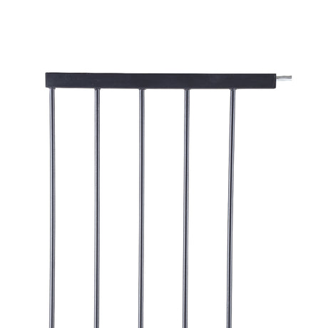 Levede Baby Safety Gate Adjustable Pet Black 45cm Extension-1954802908604272644