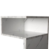 Levede 1xBedside Tables Drawers Side White - Top-Down View