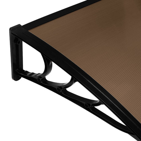 Mountview Window Door Awning Outdoor 1M X 2.4M Brown 1x2.4M-1954802872768139268