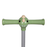 BoPeep Foldable Kids Scooter Flip-able Seat Green - Top-Down View