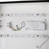 EMITTO Ultra-Thin 5CM LED Ceiling Down 18W Black - Top-Down View