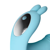 Urway Rabbit Vibrator Wireless Control Blue - Top-Down View