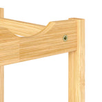 Toque Natural Bamboo Wine Rack 12 Bottles Organizer-2006732763805388804