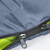 Mountview Double Sleeping Bag Bags Outdoor Grey - Top-Down View