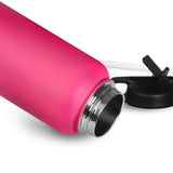 Stainless Steel Water Bottle Vacuum - Top-Down View