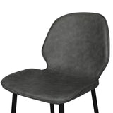 Levede 2x Bar Stool Barstools Counter Grey-2006733275812466692