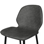 Levede 2x Bar Stool Barstools Counter Grey-2006733275812466692