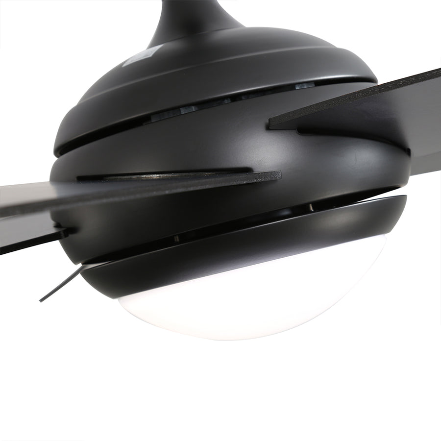 Spector 52'' Ceiling Fan LED Light DC Black-2018816901500768260