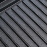 Toque 50.5cm Reversible Cast Iron Griddle Pan Non-Stick - Top-Down View
