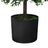 Lambu Artificial Boxwood Topiary Ball Tree - Top-Down View