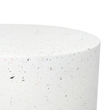 Levede Side Table Terrazzo Round End - Top-Down View