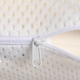 Dreamz 2x Natural Latex Pillow Removable - Top-Down View