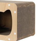 Pawz Cat Scratcher Board Scratching Cardboard - Top-Down View