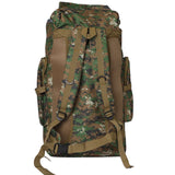 Slimbridge 80L Military Tactical Backpack - Top-Down View