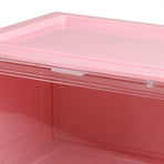 Stacked Sneaker Display Case Stackable Pink-2006733027572584452