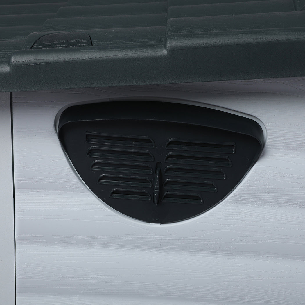 PaWz Dog Kennel Outdoor Indoor Plastic L Grey-2018816849965355012