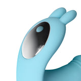 Urway Rabbit Vibrator Wireless Control Blue - Top-Down View