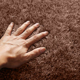 Floor Rug Mat Shaggy Rugs Area Carpet - Top-Down View