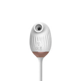 Urway Vibrator Masturbator Sucking Rotation White - Top-Down View