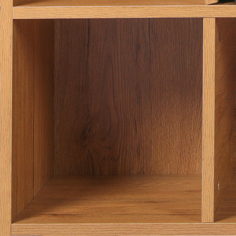 Levede Kids Bookcase Toys Box Shelf Brown-1954802614667448324
